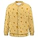 EpOpsian Cheese Jackets Men's Baseball Bomber Jackets Oversize Top Fashion Button Bombers Jacketss Comfy Varsity Workout Coat 2XL