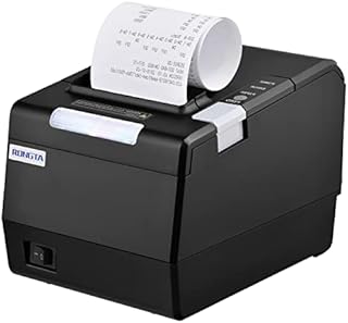 Rongta Commercial Direct Thermal Receipt Printer Auto Cutter High Speed Printing USB Serial Etherent 80MM Receipt Printer ESC/POS Support Windows Cash Drawer Do Not Square RP850
