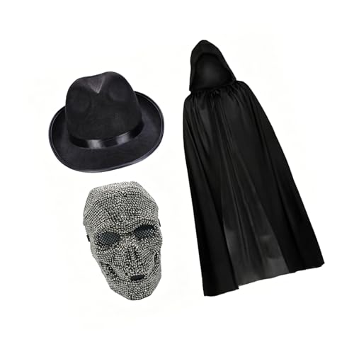 Crâne d'Halloween pour costume de cosplay et décor de fête à thème - 7