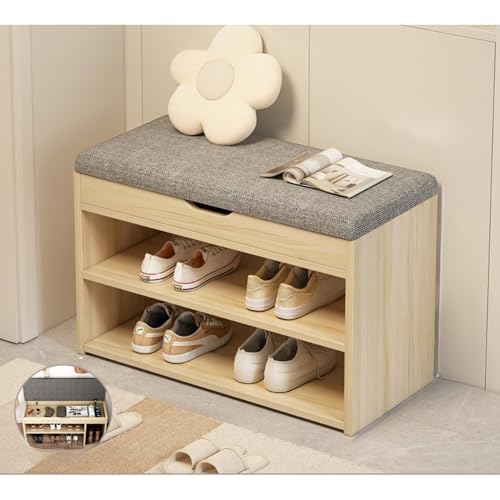 Amazon.co.jp: NexPon 玄関ベンチ スツール 収納スツール 玄関