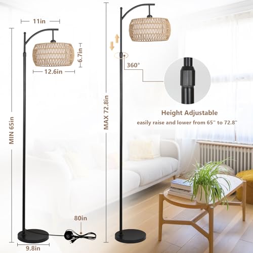 Eyassi 230306A1 Arc Floor Lamp With Remote Control thumb #3