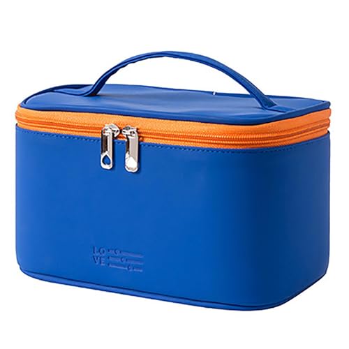 Organizador portátil de esmalte de uñas, bolsa de almacenamiento de esmalte de uñas, bolsa de transporte de viaje, doble capa, estuche de almacenamiento de uñas de gel y lámparas, bolsa de maquillaje