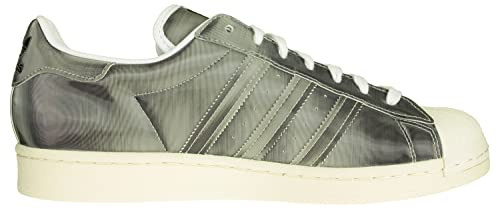adidas Originals Mens Superstar Classic Low Top Sneaker Shoe, Footwear White/Core Black/Silver Metallic, 82