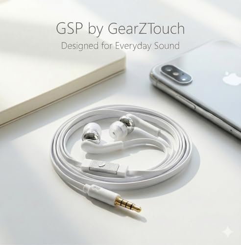 Image of GSP NEO II Wired inEar Earphone with in-Line Call Control, Powerful HD Mic, Clear Sound, Stylish & Lightweight Compatible with Oneplus,Samsung,Oppo,Vivo,Redmi Having 3.5mm Jack- White