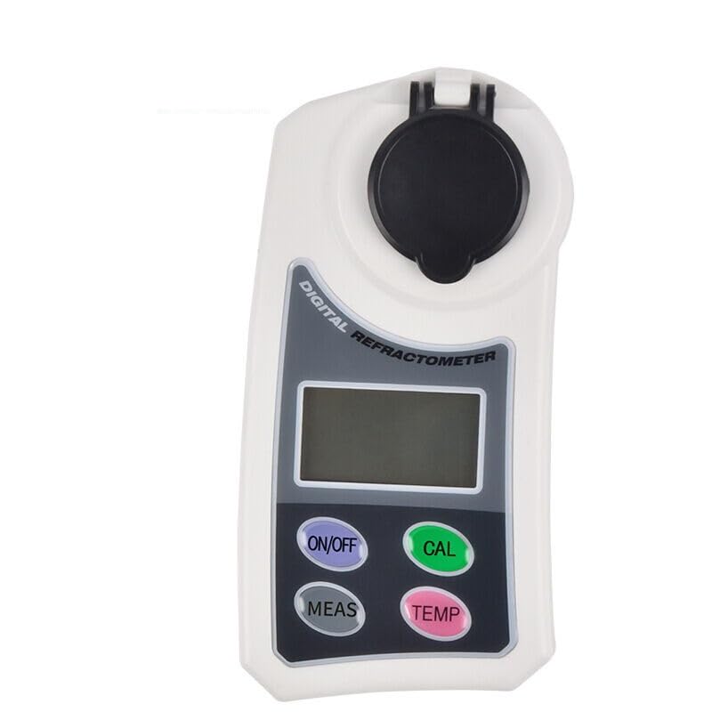 Refractometer Sugar Meter Fruit Beverage Wine Sugar Tester Food Moisture Sweetness Concentration Measurement 0-55% (AMSZ-X)