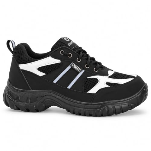 Image of Ozarro Men's Low-Top Steel Toe Work Safety Shoes