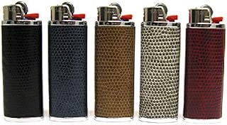 BIC"HIDEZ" Simulated Leather Case for Reg Lighter (Lighter Not Included)