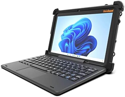 MobileDemand Flex 10B Windows 11 Pro Rugged Touchscreen Tablet with Keyboard – Ultra Lightweight – 10.1-in Display, 3000mAh Battery, Quad Core Celeron N4100 – Enterprise Mobile Field Work– Heavy Duty