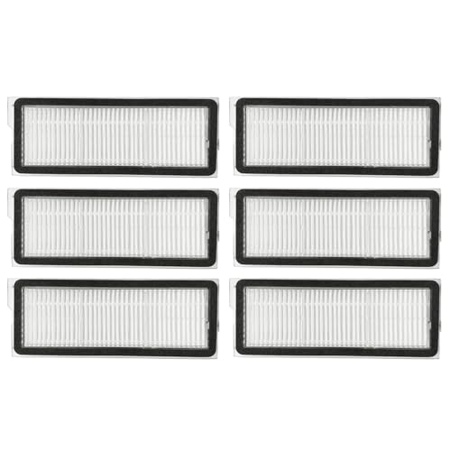 Roborock Qrevo Curve�AP20 Pro�AQrevo S�AQrevo Pro�AQrevo MaxV�A���{�b�g�|���@�����pHEPA�t�B���^�[�A�N�Z�T���[�ɑΉ�����6�L�b�g�t�B���^�[�p�[�c�B