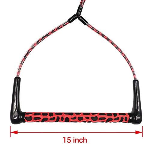 image for Obcursco Wakeboard Rope, Water Sport Line with EVA Handle. Ideal for W