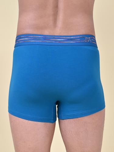 Image of Rupa Colors Solid Trunk for Men, Cotton Blend, Outer Elastic, Regular Fit, Pack of 1
