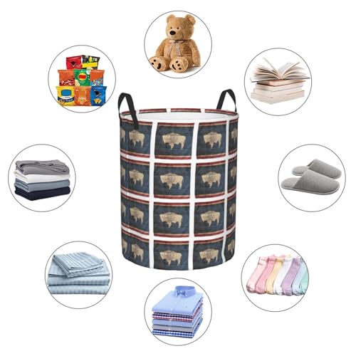 Panier à linge haut Wyoming pour solutionner le manque de rangement des grosses couvertures