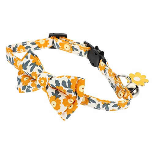 UPKOCH Collar de Perro con Floral Perros Pequeños Material de Premium y Ocasiones Especiales