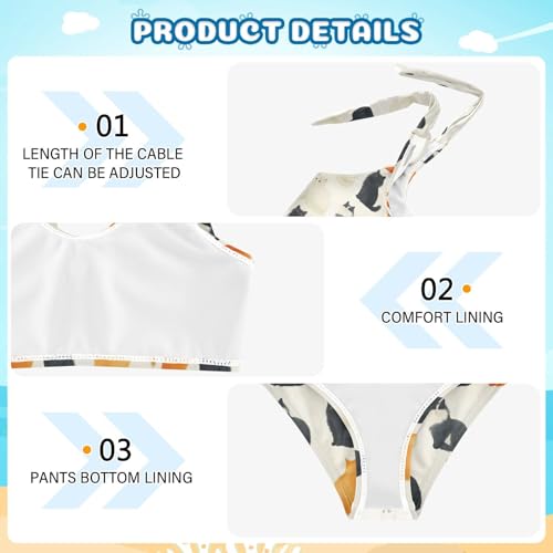 KLL Swimsuit for Girls Cute Toddler Girls Swim Suit with Adjustable Strap4