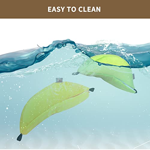 Yafiygi 2Pack Rat Hammock For Cage Hamster Soft Bed Small Pet House Animals Warm Squirrel Hedgehog Guinea Pig Bed House For Mouse, Chinchilla, Rat, Gerbil And Dwarf Hamster（Yellow+Green #TOP5