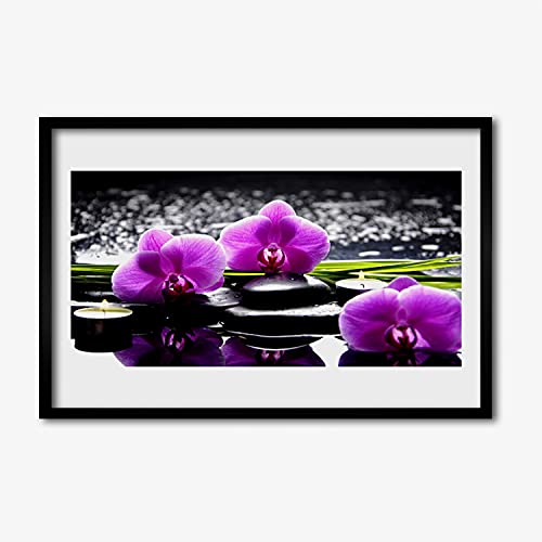 Cadre image plante orchidée pour créer une ambiance zen dans votre chambre