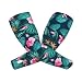 MINIOZE Hawaii Hawaiian Flower Leaf Sleeves For Women Sun Protection Thorn Proof Cooling Arm Sleeves To Cover Arms For Garden Sports Outdoors