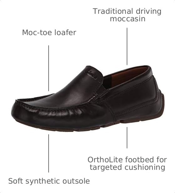 Image of Clarks Mens Markman PlainDriving Style Loafer