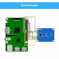 RFID-Kit für Arduino,RFID IC-Karten-Sensormodul mit Reader,Chip und Steckkarte, 13.56 MHz,SPI-Schnittstelle kompatibel mit Arduino(3 Stücke) – Ansicht 8
