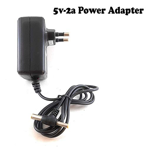 Image of Care Case 5V 2A Dc In-Digital, Den, Hathway, Siti Cable Stb 5.5Mm And 4Mm Powers Supply Charger 2 In 1 Pin Power Adapter For Router, Set Top Box /Dth, Cameras (Black, 2.5Mm Pin)