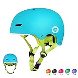 XJD Toddler Helmet Kids Bike Helmet Multi-Sport Cycling Helmet Adjustable Bicycle Helmet for Kids Safety Helmet Child Skateboard Helmet Inline Skating Scooter 8-13 Years Old Youth Helmet (Blue, M)
