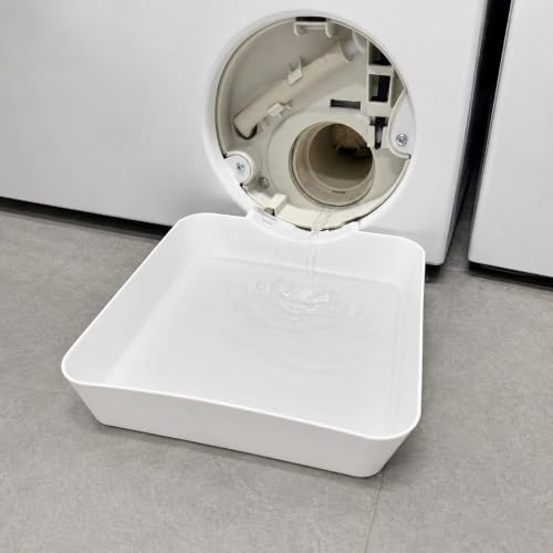 Universal Washing Machine Collection Tray Front-Load Washing Machine Drain Pan Washer Drip Pan Non-Slip Leak-Proof Drip Tray With Raised Edge for Washer Dryer and Laundry Room