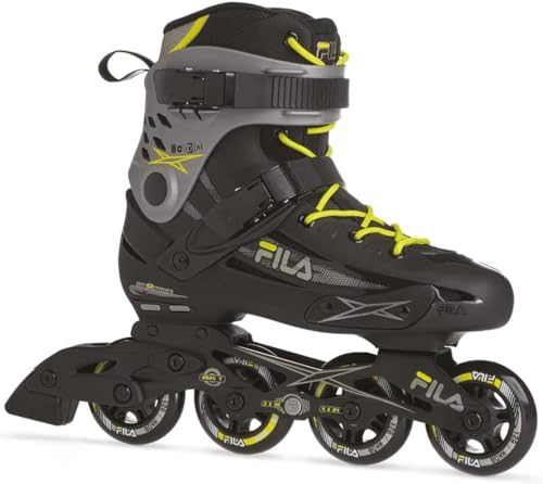 [フィラ スケート] FILA SKATES フーディニ HOUDINI インラインスケート ハードブーツ 上位モデル【国内正規代理店品】(29.0cm, BLACK/GREY/LIME)の画像