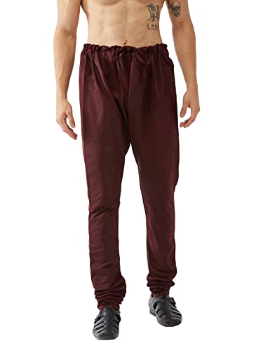 Image of Mother VM Mens Silk Blend Pyjama - Stylish Lounge Wear for Relaxation and Sleep | Regular Premium Cotton, Elastic Waist, and Classic Design for Ultimate Comfort