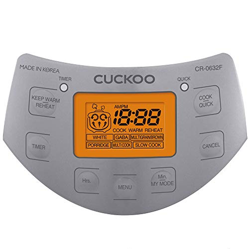 image for Cuckoo CR-0632F Multifunctional & Programmable Electric Rice Cooker, I