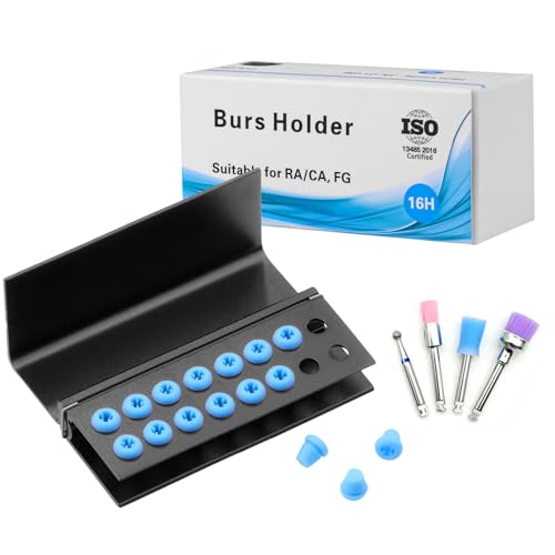 Yohoso YH-16324K 3Pcs Bur Holder Endo Box With Cover Design For 16 Holes Tips Block Organizers Sterilizer Aluminium Alloy Case  thumb #5