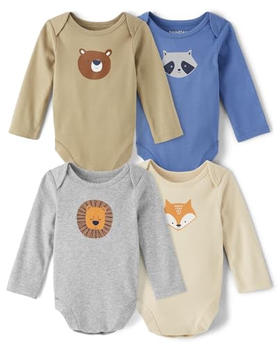 Image of The Children's Place Baby Short Sleeve 100% Cotton Bodysuits