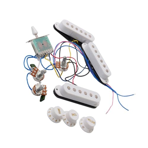 Kit câblage micro guitare électrique pièces détachées électronique guitare SSS 250K