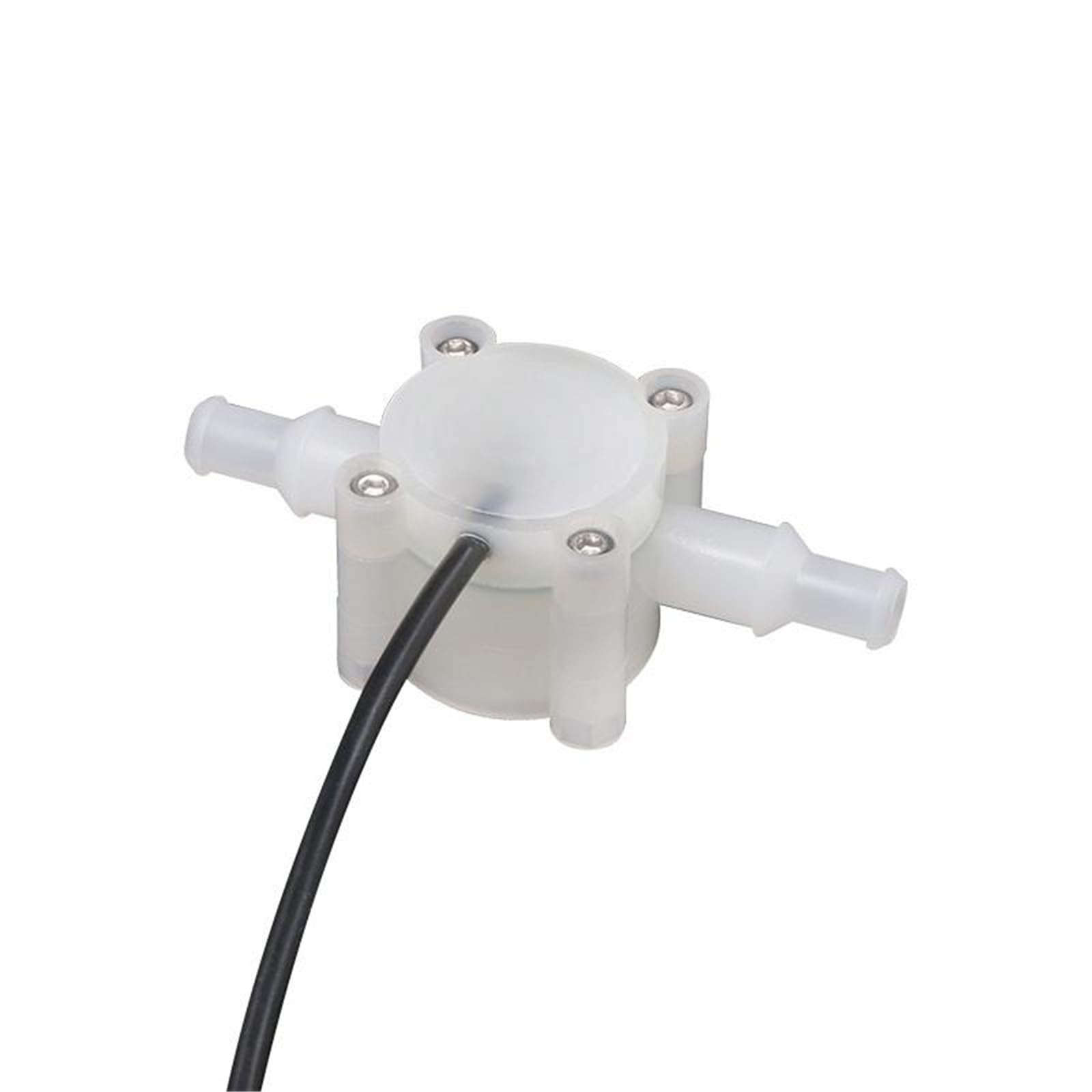 MKHQST Flowmeter Hall-effect Water Flow Sensor With 3/8" Barb Fitting Made Of Acid/alkali Corrosion And Wear-resistant Material(Large orifice 0.3–8 L/min)