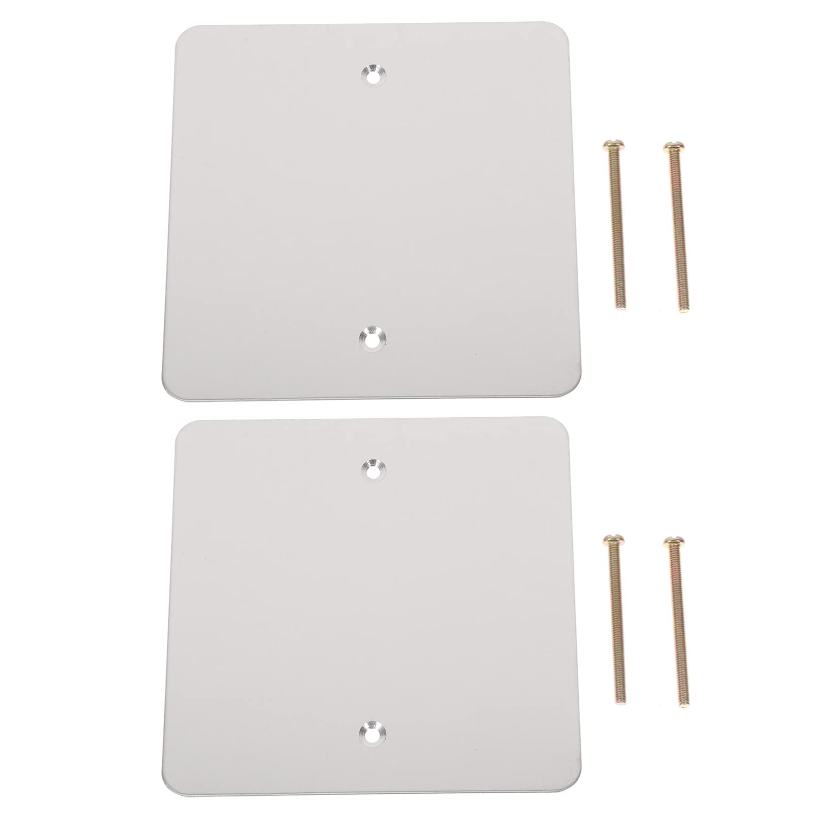 Tapas de salida blancas ciegas para interruptores y panel eléctrico no utilizado