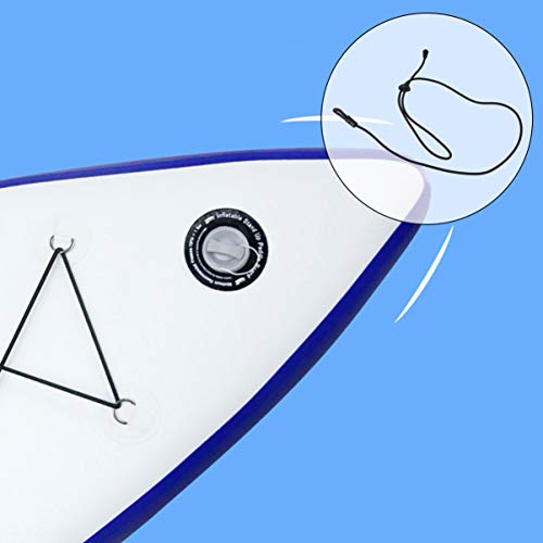 Correia de caiaque BESPORTBLE, cordão de segurança para canoa, alça de corda com gancho para prancha