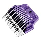 Heiniger Wide Clip Comb Stainless Steel 6 mm (1/4 Inch) | Swiss Made Professional Wide Comb Attachment | Fits All A5 Wide Clipper Blades