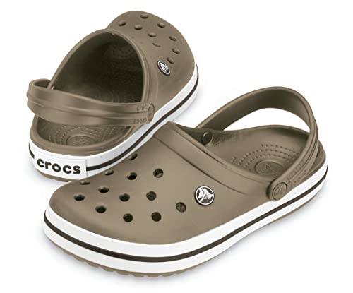 Image of Crocs Unisex Adult Crocband Clog 11016-260 Khaki M9W11