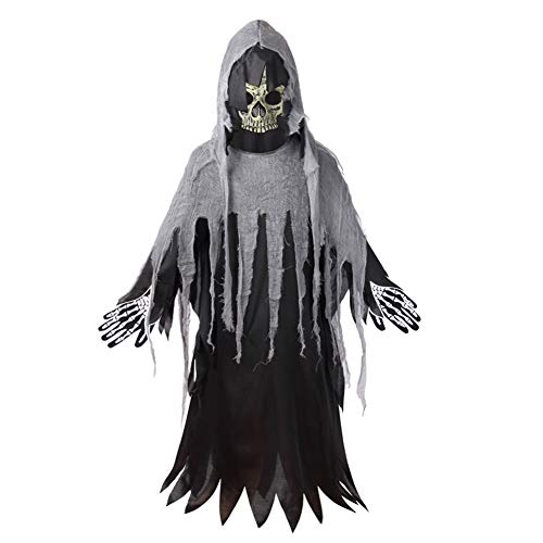 yolsun Grim Reaper Costume for kids Soul Taker Dress (4-6 Years)
