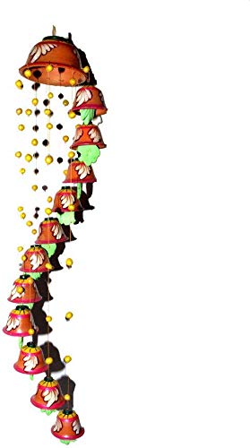 Odishabazaar Melodious Sound Feng Shui - Juego de 8 carillones de Viento para Regalo, decoración del hogar, Color Verde