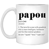 Averaze Papou Definition Coffee Mug - Papou Defined Cup - Funny Birthday Gift Ideas For Cool Greek G