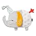 Fehn 053210 - Sacchettini riscaldanti a forma di elefante con ricamo "Glow-in-the-dark", per neonati e bambini dai 0 mesi in su, dimensioni: 21 cm