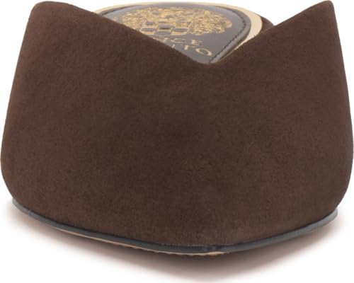 Vince Camuto Womens Vinia Slip-On Flat Mules Brownie 8 Medium by Vince Camuto - Used condition - Image 2
