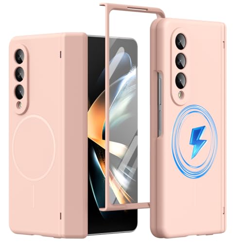 Coque Samsung Z Fold3 magnétique avec anneau de charge sans fil et silicone antichoc