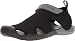 Crocs Women's Swiftwater Mesh W Flat Sandal, Black, 9 M US