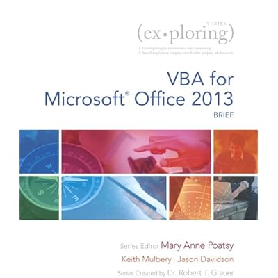Exploring VBA for Microsoft Office 2013, Brief