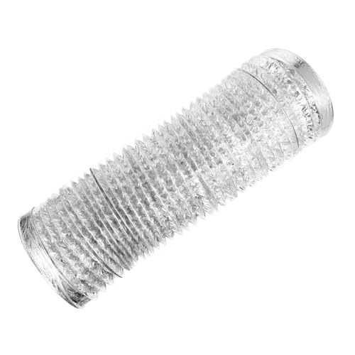 LIFKOME 2m High Temp Resistant Aluminum Foil Air Duct Hose for HVAC Ventilation Fireproof Reinforced Pipe