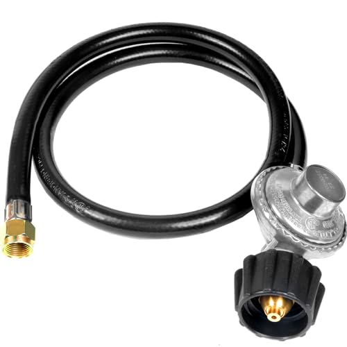 GrillAce Universal Gas Grill Regulator and Hose, Replacement for er, Charbroil, Nexgrill
