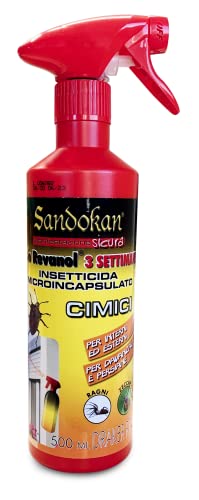 Sandokan Bio Revanol 3 Settimane Insetticida Cimici Microincapsulato, 500ml