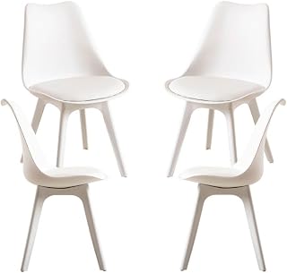 Regalos Miguel - Packs Sillas Comedor - Pack 4 Sillas Synk Suprym - Blanco
