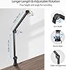 Boom Mic Arm for Shure SM7B/MV7/Blue Yeti, 2026 New Upgraded Microphone Desk Mount with Hidden Cable Trough & Extension Tube, Universal Pro-Heavy Duty #1